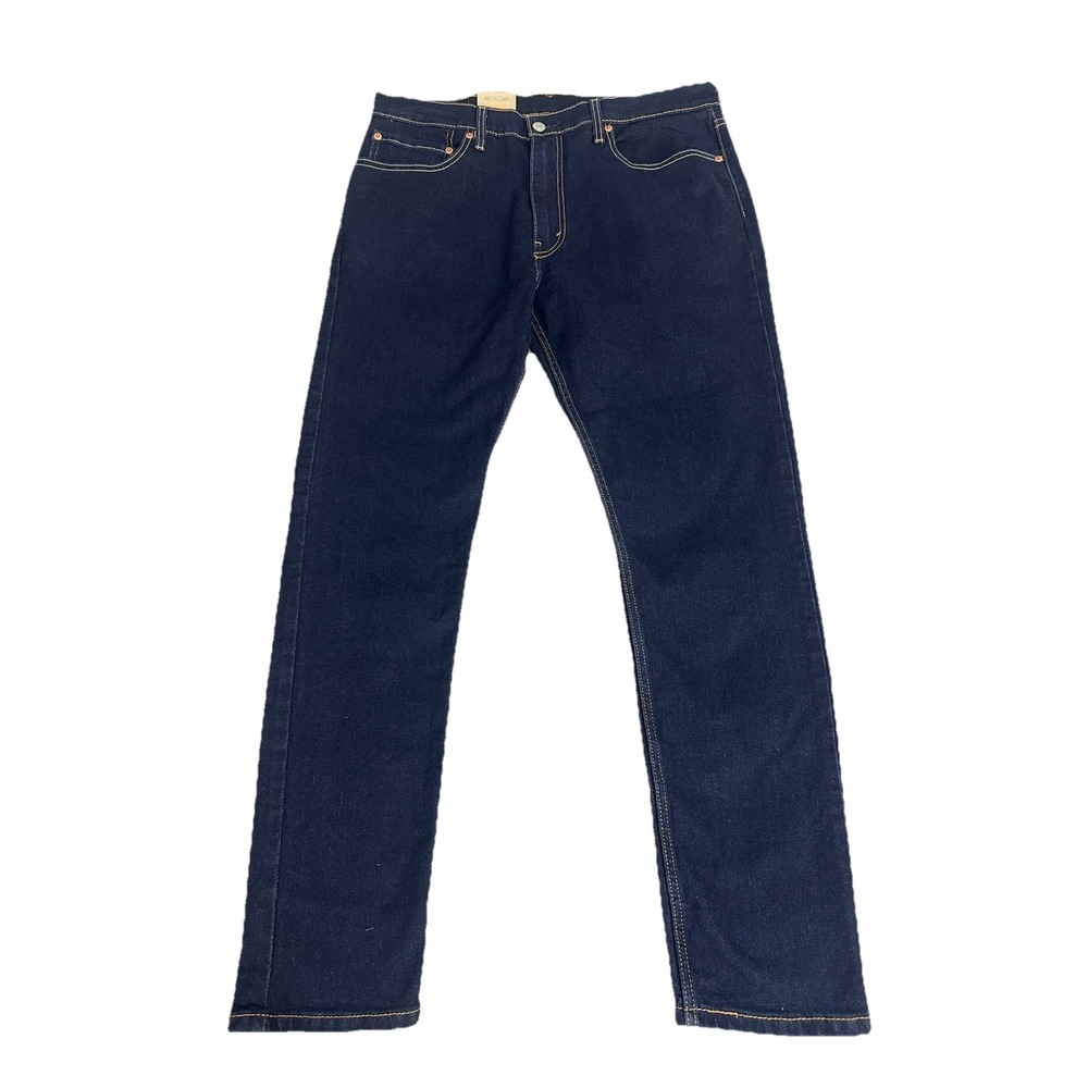 Levis 512 Men's 36X30 Slim‎ Taper Fit Stretch Blue Denim Jeans New